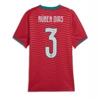 Portugal Ruben Dias #3 Hjemmebanetrøje Dame VM 2026 Kortærmet